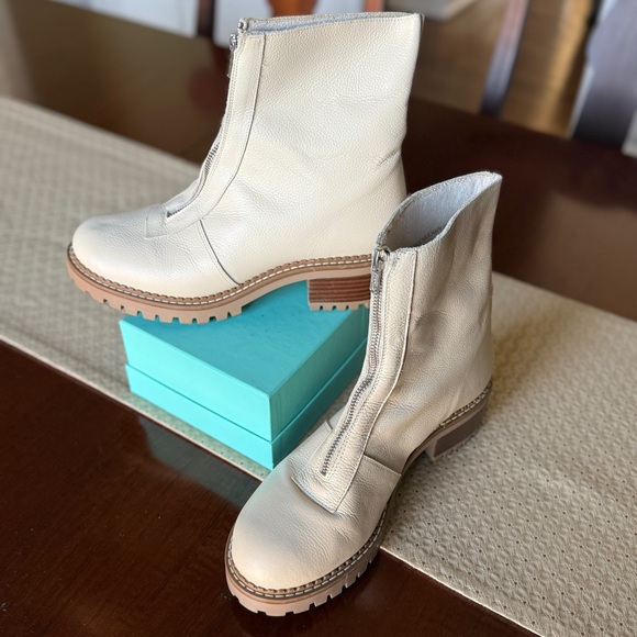 Bertuchi moto lug sole boots with zipper Sz 9.5 - Picture 9 of 11